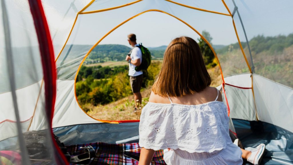 Transparente Leinwand